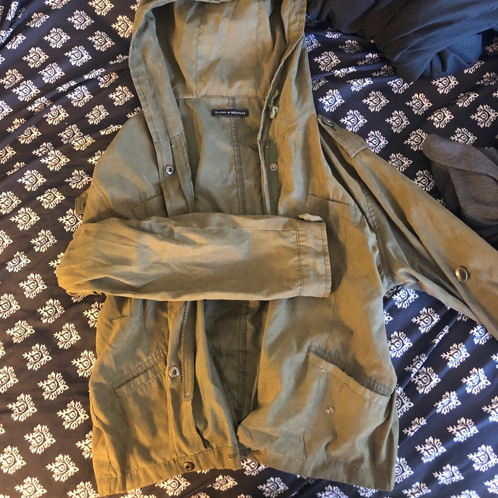 army green brandy melville jacket!